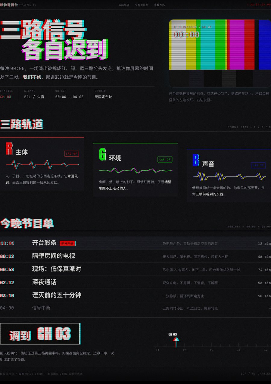 ux chromatic aberration rgb split 缩略图